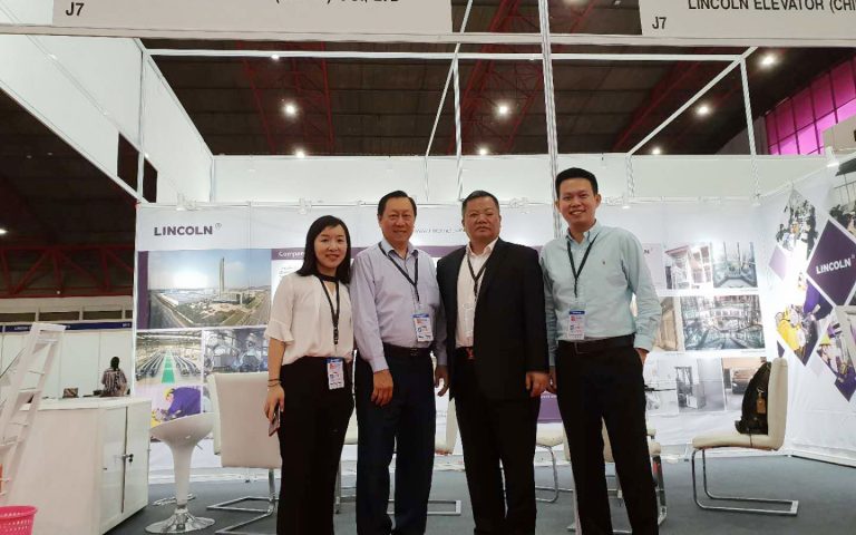 Lincoln elevator unveiled at the Indonesia International Elevator Exhibition